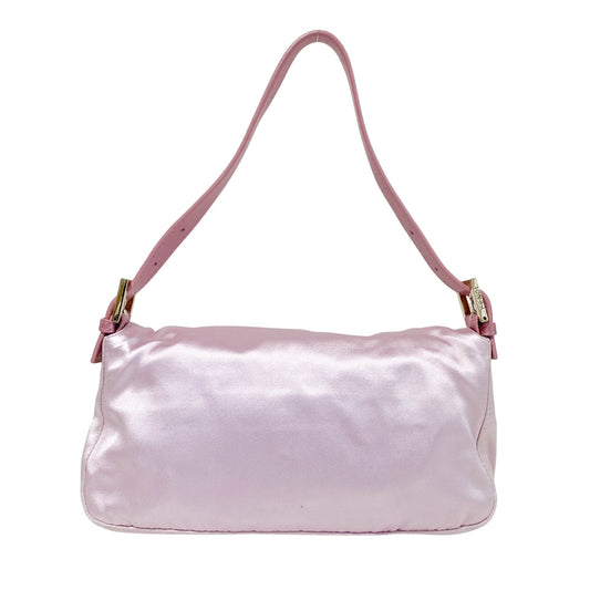 FENDI Baguette Pink Satin Rhinestone Shoulder Bag, in , Sold by HIVE PRELOVED - Shoulder Bags, ,
