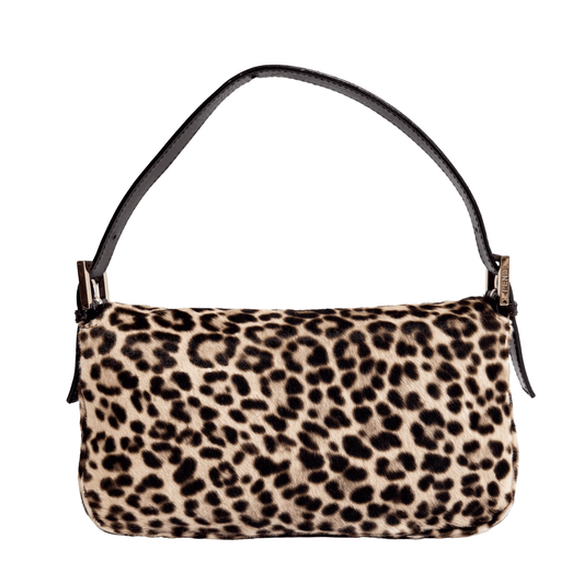 FENDI Baguette Pony Hair Leopard Shoulder Bag, in , Sold by HIVE PRELOVED - Shoulder Bags, ,