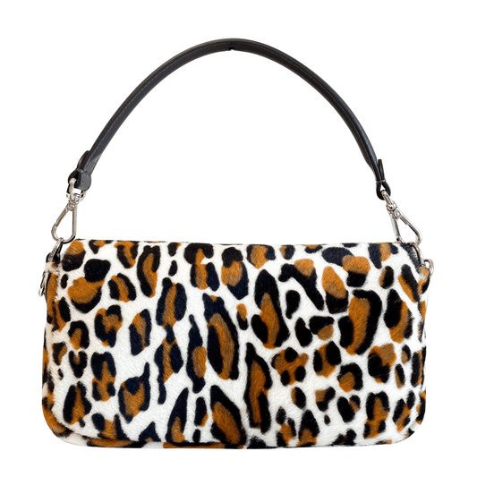 FENDI Baguette Pony Hair Leopard Shoulder Bag, in , Sold by HIVE PRELOVED - Crossbody bags, Handle Bags,