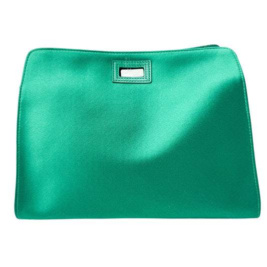 FENDI Green Satin Bag, in , Sold by HIVE PRELOVED - Pouches, ,