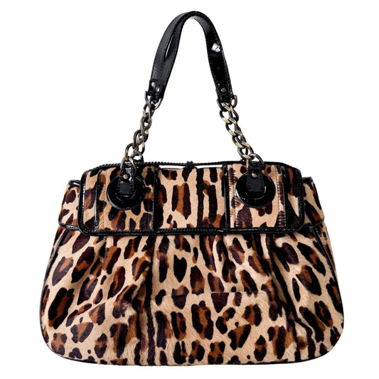 FENDI Leopard Print Double Buckle Flap Shoulder Bag, in , Sold by HIVE PRELOVED - Handle Bags, ,