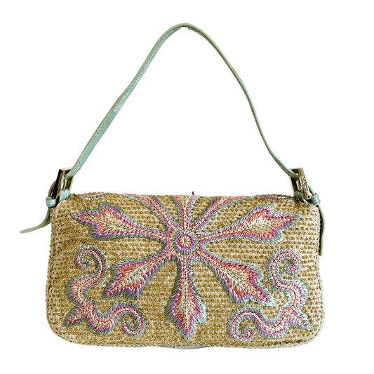 FENDI Limited Edition Baguette Embroidered with Beads Shoulder Bag, in , Sold by HIVE PRELOVED - Shoulder Bags, ,