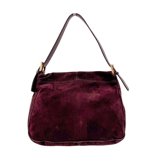 FENDI Mamma Baguette Suede Brown Shoulder Bag, in , Sold by HIVE PRELOVED - Shoulder Bags, ,