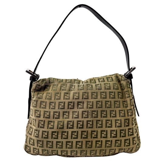 FENDI Mamma Baguette Zucca Green Shoulder Bag, in , Sold by HIVE PRELOVED - Shoulder Bags, ,