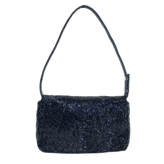 FENDI Mini Baguette Black Beaded Shoulder Bag, in , Sold by HIVE PRELOVED - Shoulder Bags, ,