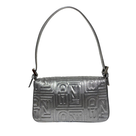 FENDI Mini Baguette Silver Shoulder Bag, in , Sold by HIVE PRELOVED - Shoulder Bags, ,