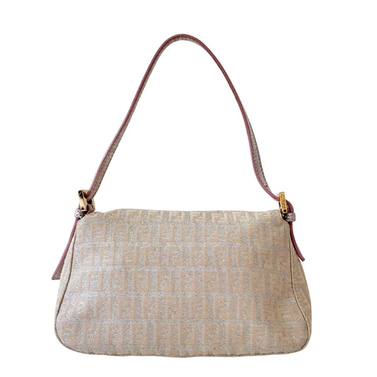 FENDI Mini Mamma Baguette Sparkling Rose Pink & Silver Handle Bag, in , Sold by HIVE PRELOVED - Handle Bags, ,