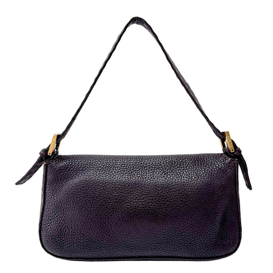 FENDI Selleria Baguette Chocolate Brown Leather Shoulder Bag, in , Sold by HIVE PRELOVED - Shoulder Bags, ,