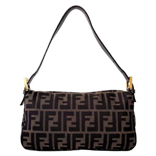 FENDI Zucca Baguette Gold Hardware, in , Sold by HIVE PRELOVED - Shoulder Bags, ,