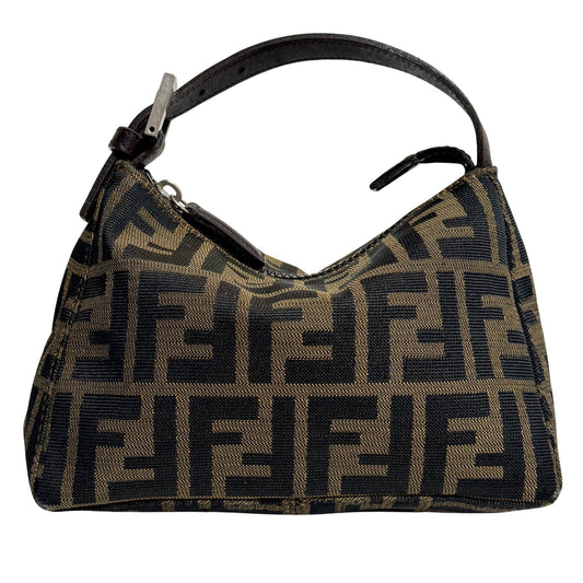 FENDI Zucca Canvas Pochette Mini Hand Bag, in , Sold by HIVE PRELOVED - Handle Bags, ,
