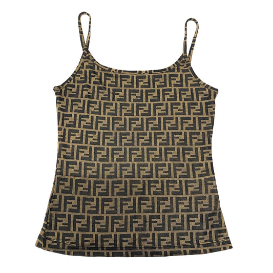 FENDI Zucca Strap Camisole Top, in , Sold by HIVE PRELOVED - Tops, ,