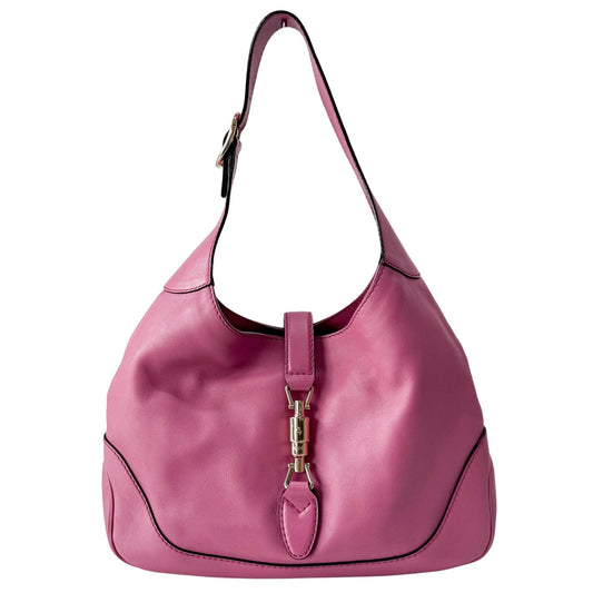 GUCCI 1961 Jackie Pink Leather Hobo Shoulder Bag, in , Sold by HIVE PRELOVED - Shoulder Bags, ,