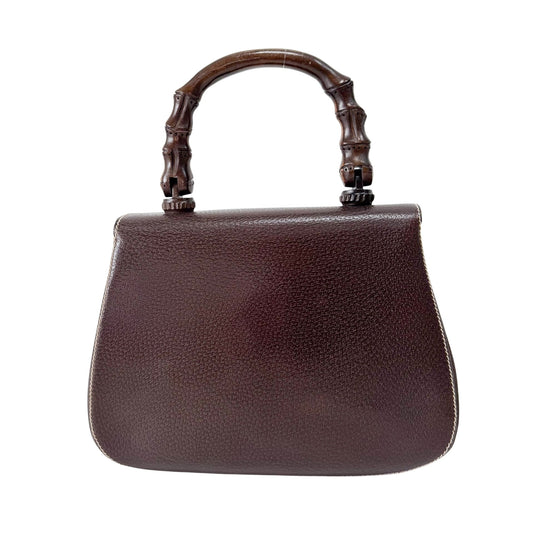 GUCCI Bamboo Brown Leather Top Handle Bag, in , Sold by HIVE PRELOVED - Handle Bags, ,