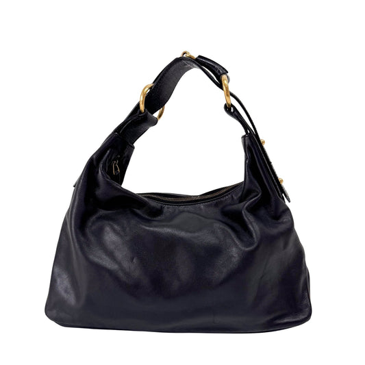 GUCCI Black Leather Horsebit Shoulder Bag, in , Sold by HIVE PRELOVED - Shoulder Bags, ,