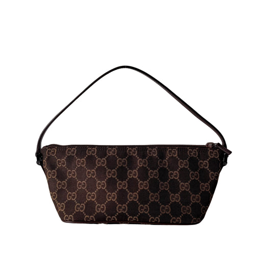 GUCCI Brown GG Canvas Pochette Bag, in , Sold by HIVE PRELOVED - Shoulder Bags, ,