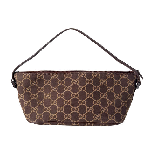 GUCCI Brown GG Canvas Pochette Bag, in , Sold by HIVE PRELOVED - Shoulder Bags, ,