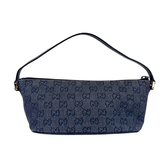 GUCCI Denim Pochette Accesories Shoulder Bag, in , Sold by HIVE PRELOVED - Shoulder Bags, ,