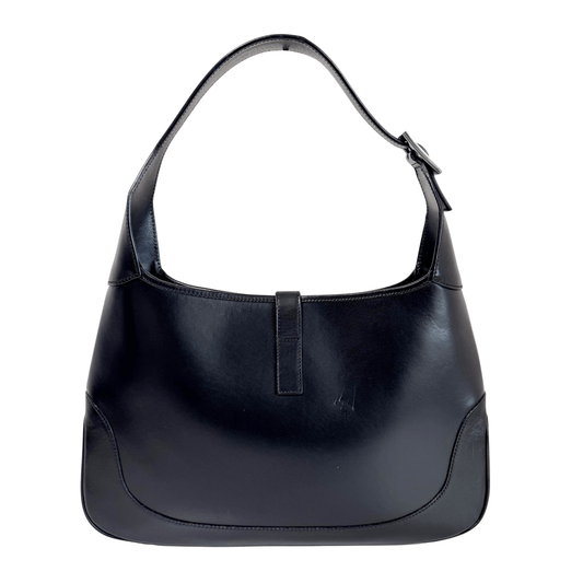 GUCCI Jackie Black Leather Shoulder Bag, in , Sold by HIVE PRELOVED - Shoulder Bags, ,
