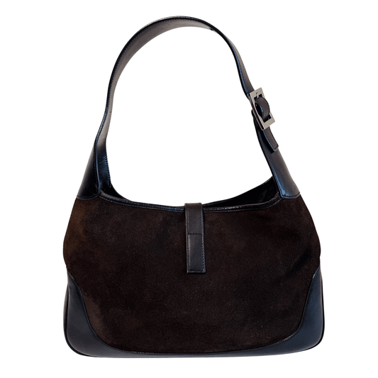 GUCCI Jackie Brown Suede Sherry Shoulder Bag, in , Sold by HIVE PRELOVED - Shoulder Bags, ,