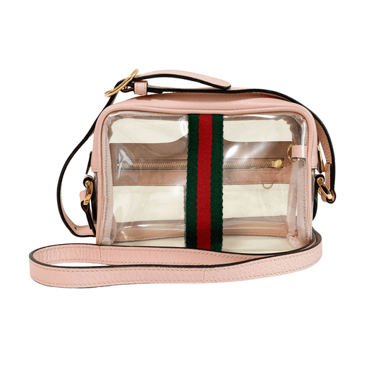GUCCI Light Pink Ophidia Vinyl Crossbody Bag, in , Sold by HIVE PRELOVED - Crossbody bags, ,