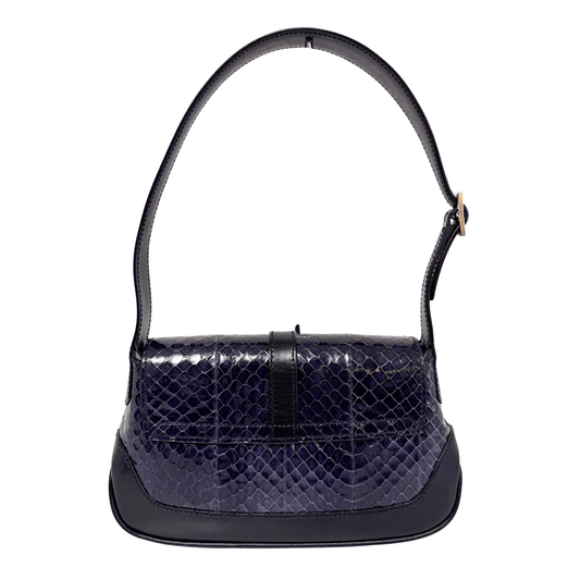 GUCCI Mini Jackie Navy/Black Leather Shoulder Bag, in , Sold by HIVE PRELOVED - Shoulder Bags, ,