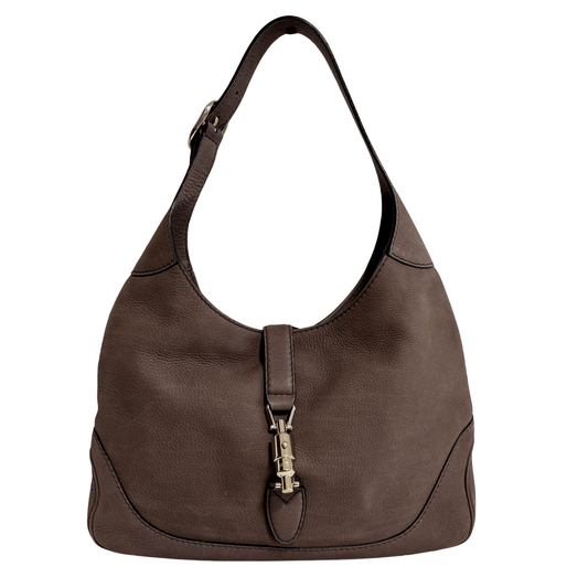 GUCCI New Jackie Brown Leather Shoulder Bag, in , Sold by HIVE PRELOVED - Shoulder Bags, ,