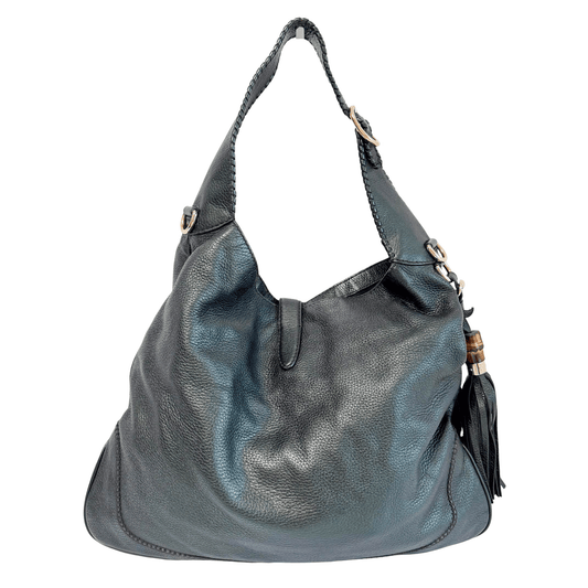 GUCCI New Jackie Metallic Calfskin Medium Shoulder Bag Green, in , Sold by HIVE PRELOVED - Shoulder Bags, ,