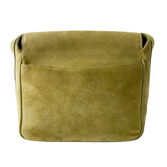 GUCCI Suede Green Horsebit Crossbody Bag, in , Sold by HIVE PRELOVED - Crossbody bags, ,