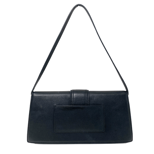 JACQUEMUS Black Leather Shoulder Bag, in , Sold by HIVE PRELOVED - Shoulder Bags, ,