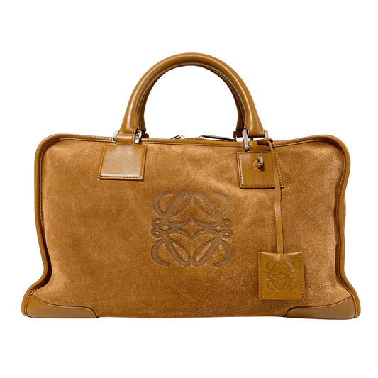 LOEWE Amazona 35 Anagram Handbag Boston Bag, in , Sold by HIVE PRELOVED - Handle Bags, ,