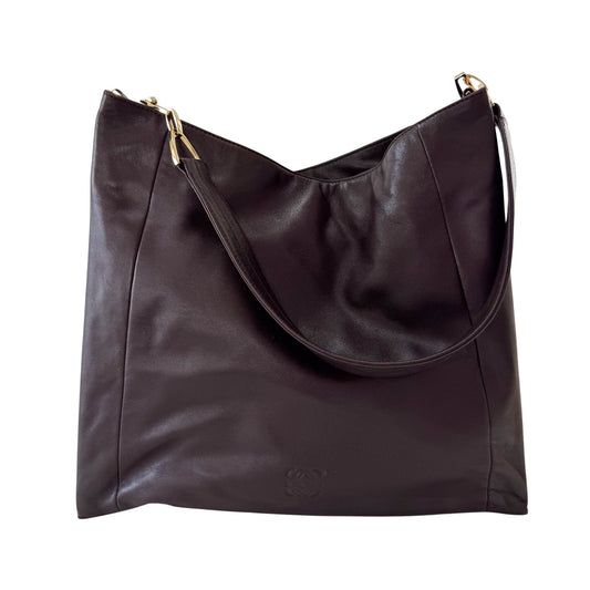 LOEWE Brown Nappa Leather Shoulder Bag, in , Sold by HIVE PRELOVED - Shoulder Bags, ,