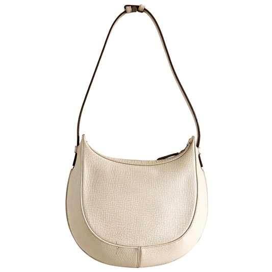 LOEWE Ivory Leather Crescent Shoulder Bag, in , Sold by HIVE PRELOVED - Shoulder Bags, ,