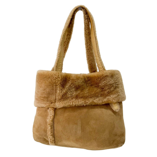 LOEWE Sheep Fur Top Handle Shoulder Bag, in , Sold by HIVE PRELOVED - Shoulder Bags, ,
