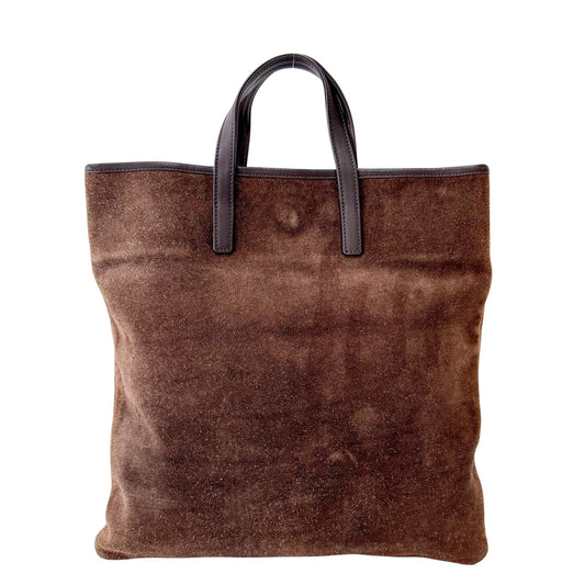 LOEWE Suede Brown Tote Handbag, in , Sold by HIVE PRELOVED - Handle Bags, ,