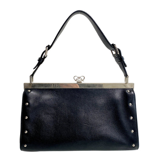 LOEWE Vintage Black Leather Shoulder Bag, in , Sold by HIVE PRELOVED - Shoulder Bags, ,