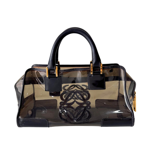 LOEWE Vinyl Black Amazona Bag, in , Sold by HIVE PRELOVED - Handle Bags, ,