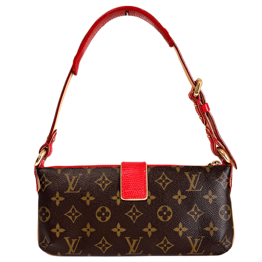 Louis Vuitton x Takashi Murakami 2005 Monogram Cherry Mon Cherie Shoulder Bag M95000 in Sold by HIVE PRELOVED - Shoulder Bag