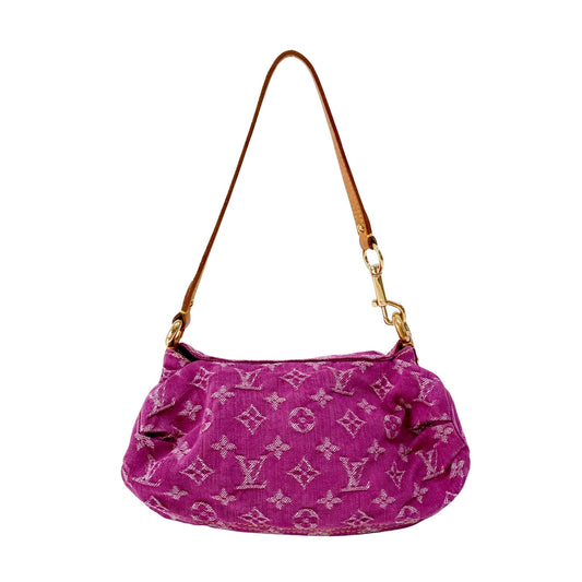 LOUIS VUITTON Mini Pleaty in Pink Denim, in , Sold by HIVE PRELOVED - Shoulder Bags, ,