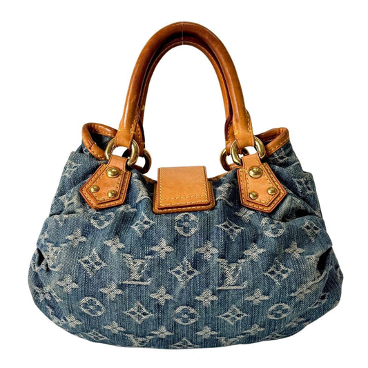 LOUIS VUITTON Pleaty Blue Denim Top Handle Bag, in , Sold by HIVE PRELOVED - Handle Bags, ,