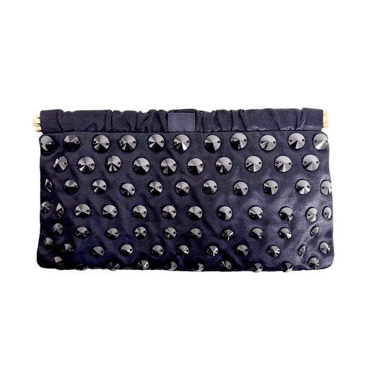MIU MIU Archive Black Satin Clutch Bag, in , Sold by HIVE PRELOVED - Clutch bags, ,