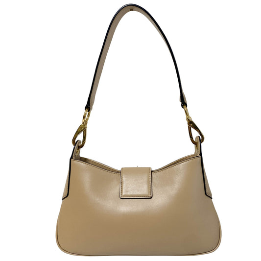 MIU MIU City Beige Leather Hobo Shoulder Bag, in , Sold by HIVE PRELOVED - Shoulder Bags, ,