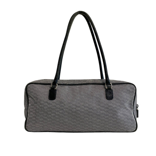 MIU MIU Horizontal Canvas Grey Handbag, in , Sold by HIVE PRELOVED - Shoulder Bags, ,