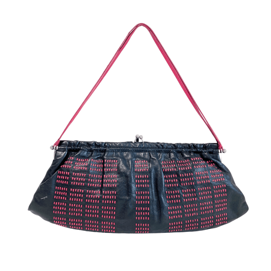 MIU MIU Vintage Clasp Leather Shoulder Bag, in , Sold by HIVE PRELOVED - Shoulder Bags, ,