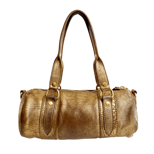 MIU MIU Vintage Gold Leather Handle Bag, in , Sold by HIVE PRELOVED - Handle Bags, ,