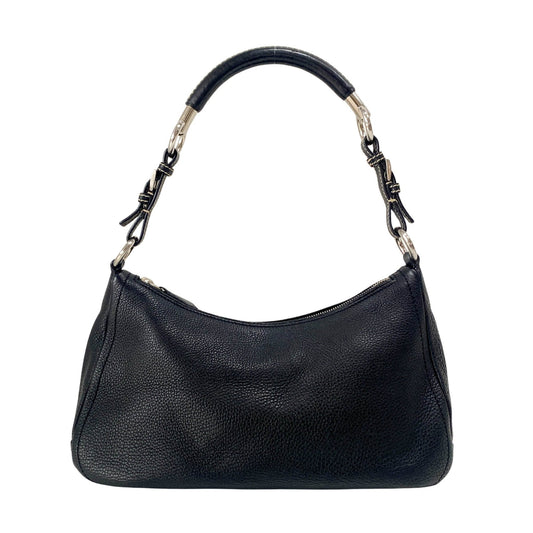 PRADA Black Leather Shoulder Bag, in , Sold by HIVE PRELOVED - Shoulder Bags, ,