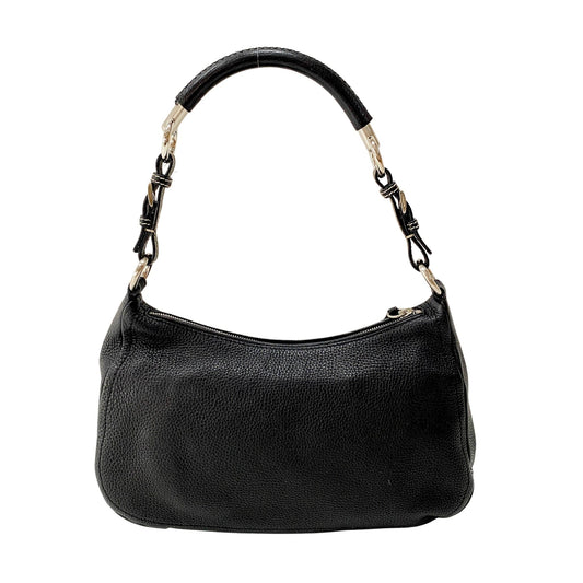 PRADA Leather Black Hobo Shoulder Bag, in , Sold by HIVE PRELOVED - Shoulder Bags, ,