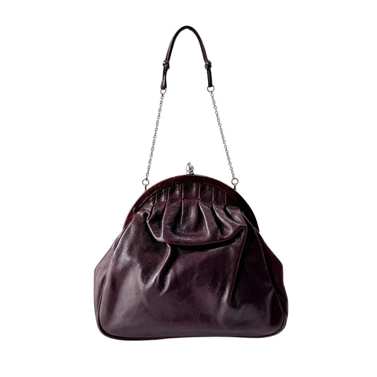 PRADA Prada Mini Brown Leather Handbag, in , Sold by HIVE PRELOVED - Handle Bags, ,