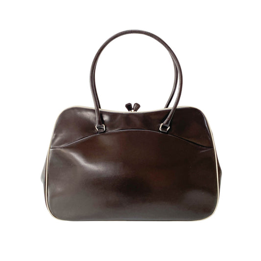 PRADA Prada Vintage Brown Shoulder Bag, in , Sold by HIVE PRELOVED - Shoulder Bags, ,