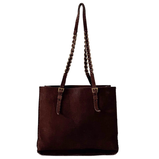 PRADA Suede Brown Totes, in , Sold by HIVE PRELOVED - Shoulder Bags, Totes,