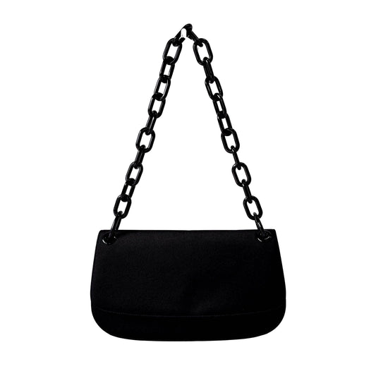 PRADA Tessuto Swing Black Cloth Shoulder Bag, in , Sold by HIVE PRELOVED - Shoulder Bags, ,